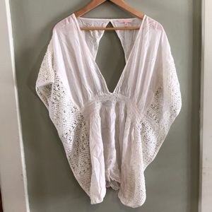 Victoria’s Secret white beach cover up